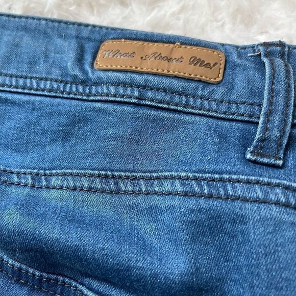 NWT What About Me WAM Jeans Women's 24W Low-Rise Skinny Cotton Blend Denim - Picture 12 of 13